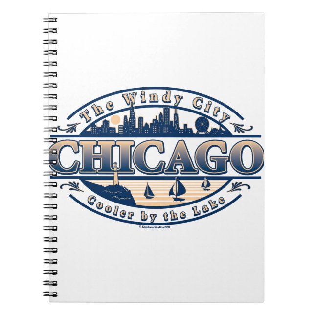 Wind City Chicago Notizblock (Vorderseite)