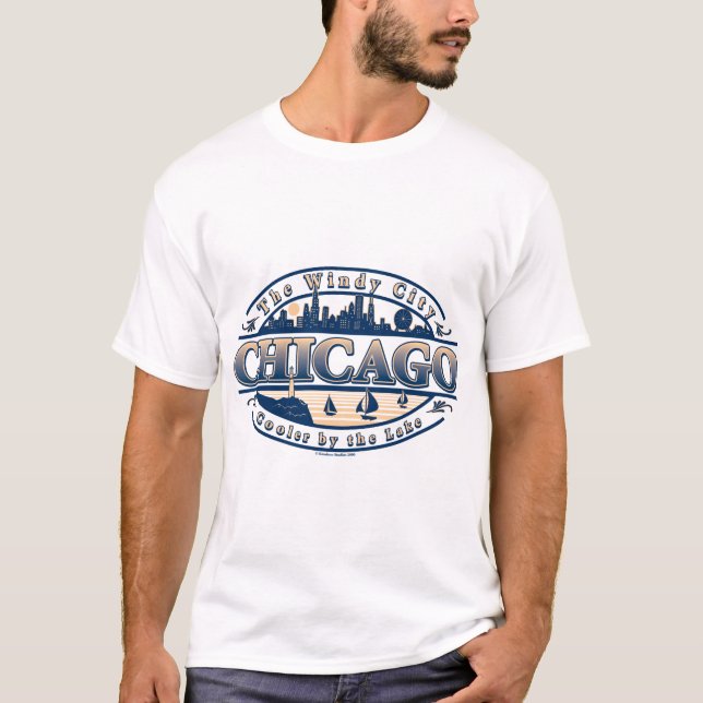 Wind City Chicago T-Shirt (Vorderseite)