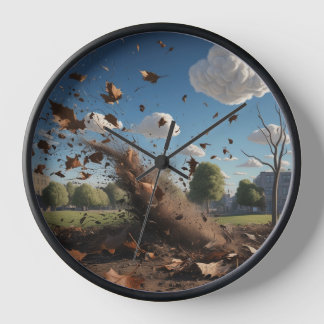 Wind Day Wall Clock Uhr