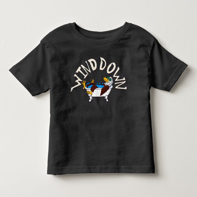 Wind Down Eagle Kleinkind T-shirt (Vorderseite)