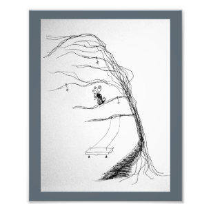 Wind durch die Bäume Fotodruck