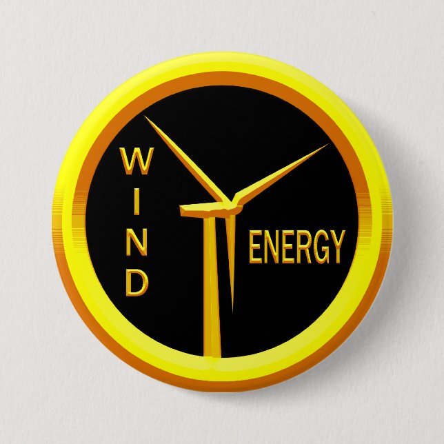 Wind-Energie Button (Vorderseite)
