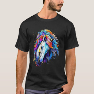 Wind Horst Abstraktes Portrait T-Shirt