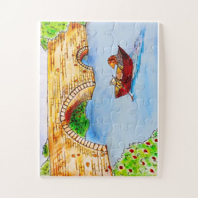 Wind im Willows Rat und Mole Puzzle (Vertikal)