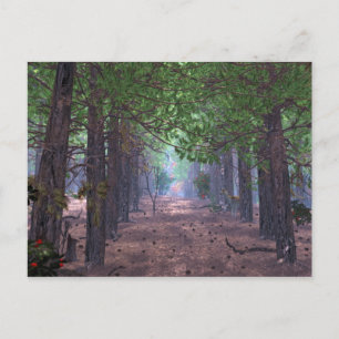 Wind in den Pines Postkarte