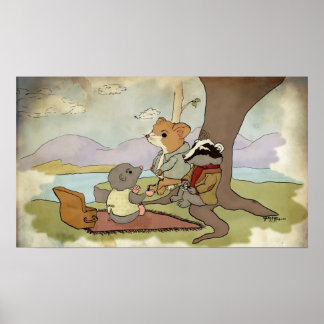 Wind in den Willows Poster