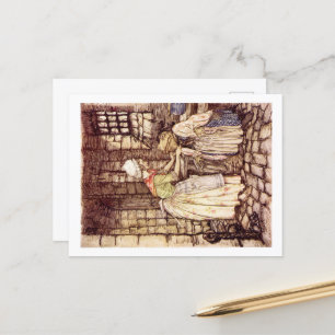 Wind in der Willows-Postkarte Postkarte