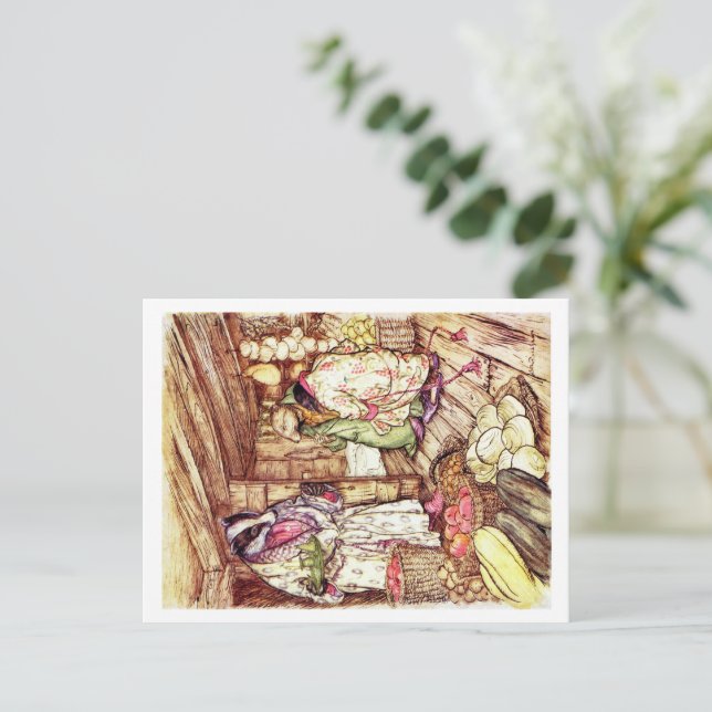 Wind in der Willows-Postkarte Postkarte (Stehend Vorderseite)