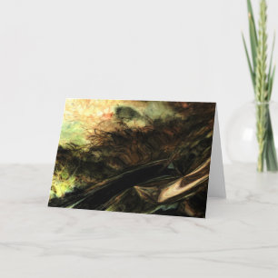 "Wind in Gras" Digital transformierte Wiese Karte