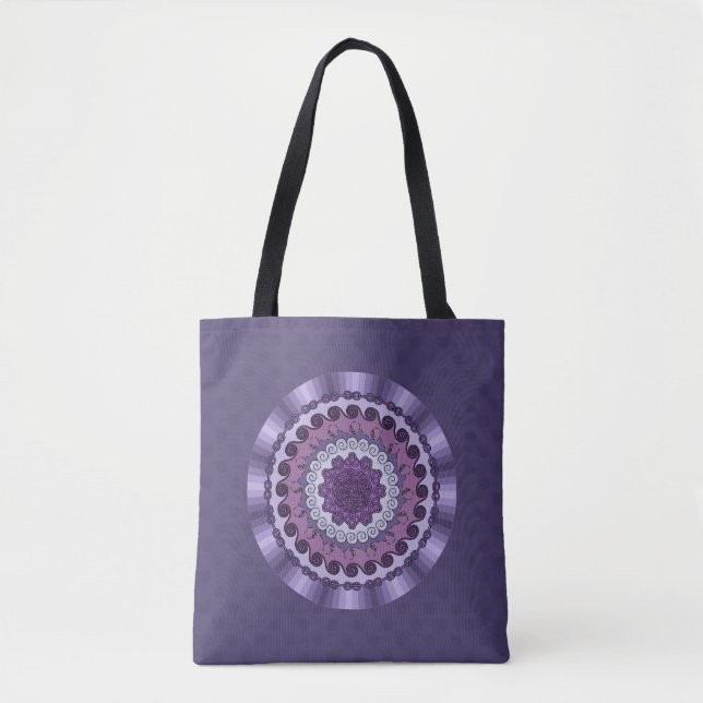 Wind Mandala All-Over-Print-Tasche (Vorderseite)