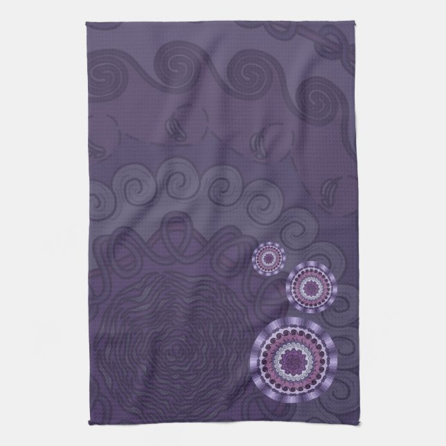 Wind Mandala Handtuch (Vertikal)