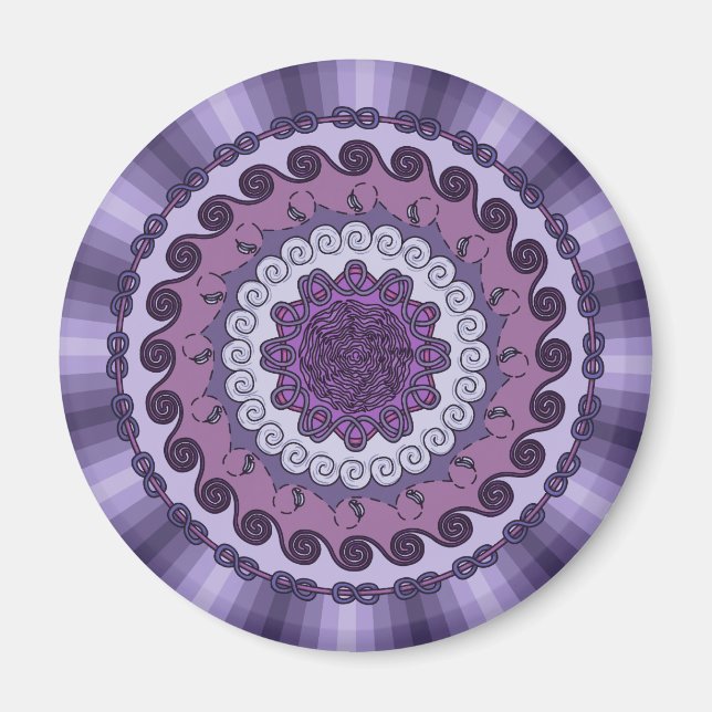 Wind Mandala Magnet (Vorne)