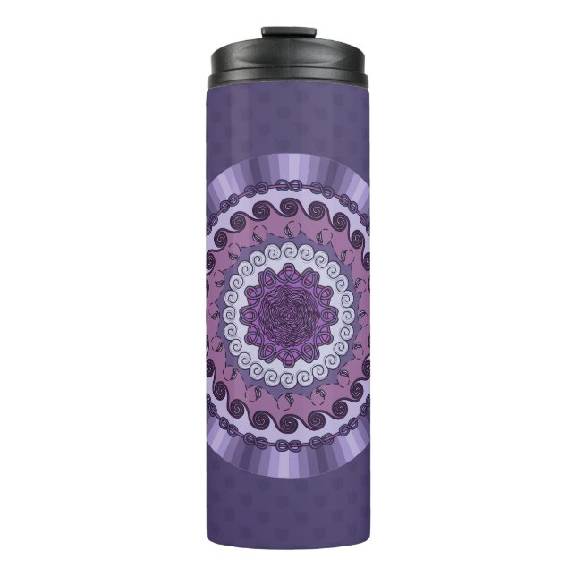 Wind Mandala Thermal Tumbler Thermosbecher (Vorderseite)