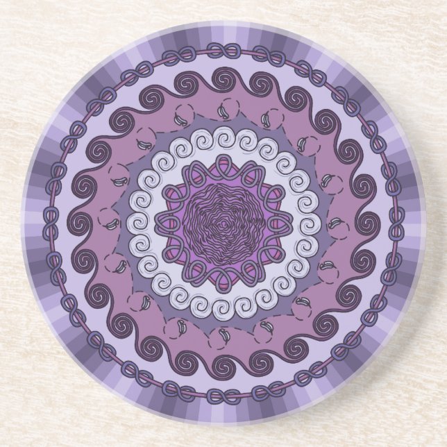 Wind Mandala Untersetzer (Vorne)