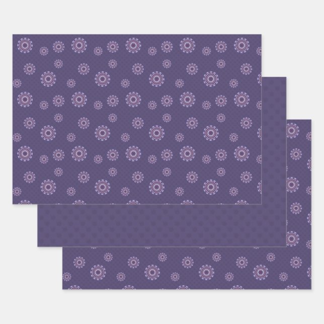Wind Mandala Wrapping Paper Set Geschenkpapier Set (Set)