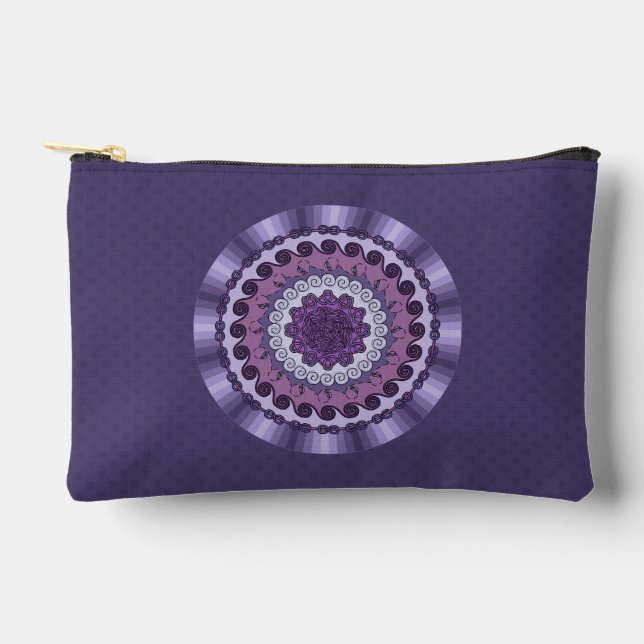 Wind Mandala Zubehörtasche (Vorderseite)