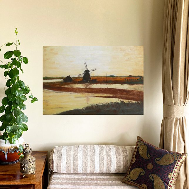 Wind Mill Canvas Print Poster (Von Creator hochgeladen)