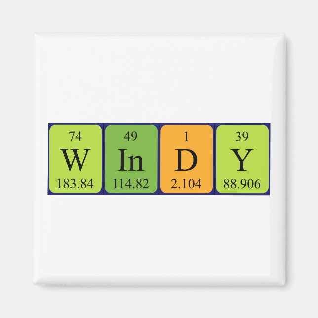 Wind-Periodenmagnet Magnet (Vorne)