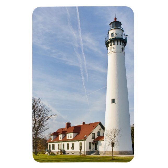 Wind Point Lighthouse Magnet (Vertikal)