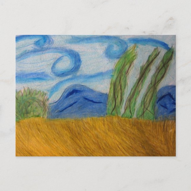 Wind Postkarte (Vorderseite)