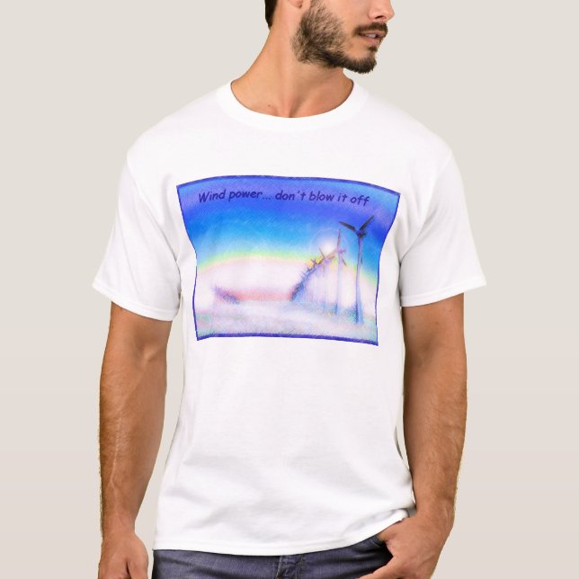 Wind-Power auch T-Shirt (Vorderseite)