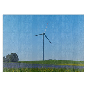 Wind Power Pflanze - Einkaufskarte Schneidebrett