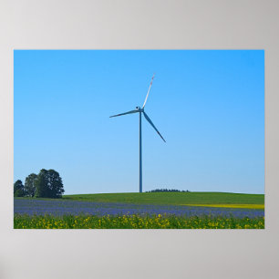 Wind Power Pflanze - Poster