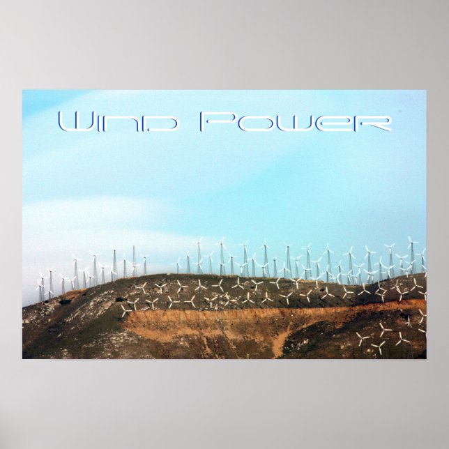 Wind Power Poster (Vorne)