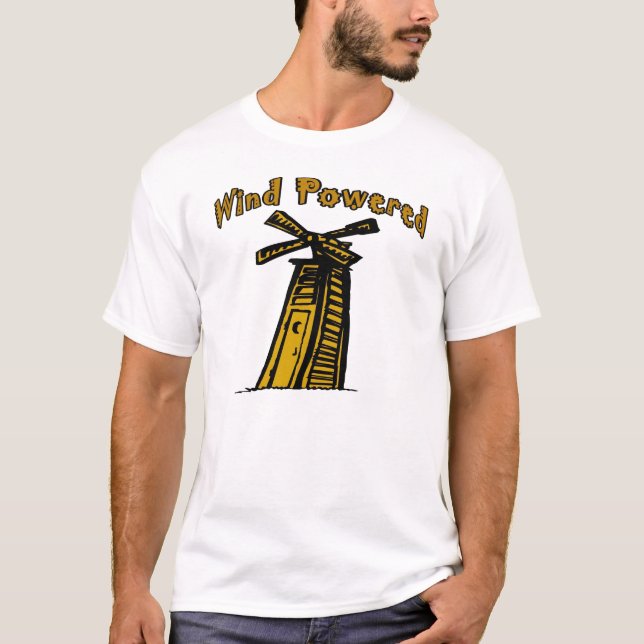 Wind Powered Outhouse T-Shirt (Vorderseite)