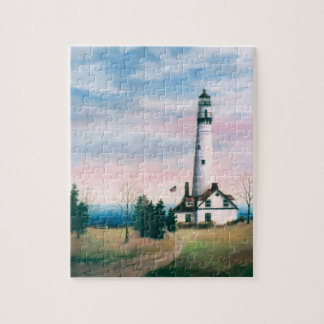 Wind-Punkt-Leuchtturm-Puzzlespiele Puzzle