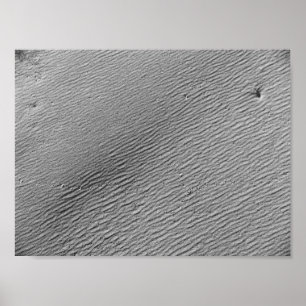Wind Ripples in Sand I - Color Desaturated Poster