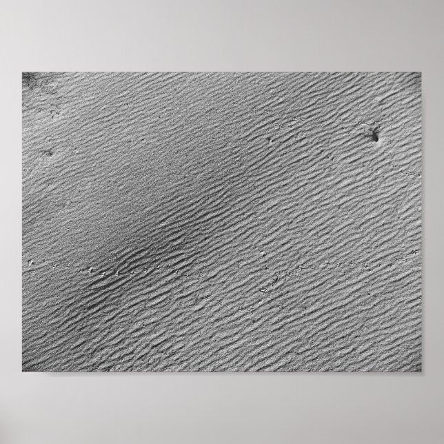 Wind Ripples in Sand I - Color Desaturated Poster (Vorne)