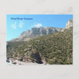 Wind River Canyon Postcard Postkarte
