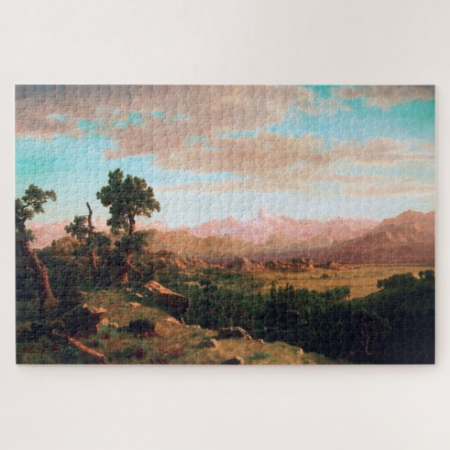 Wind River Country, Albert Bierstadt Puzzle (Horizontal)
