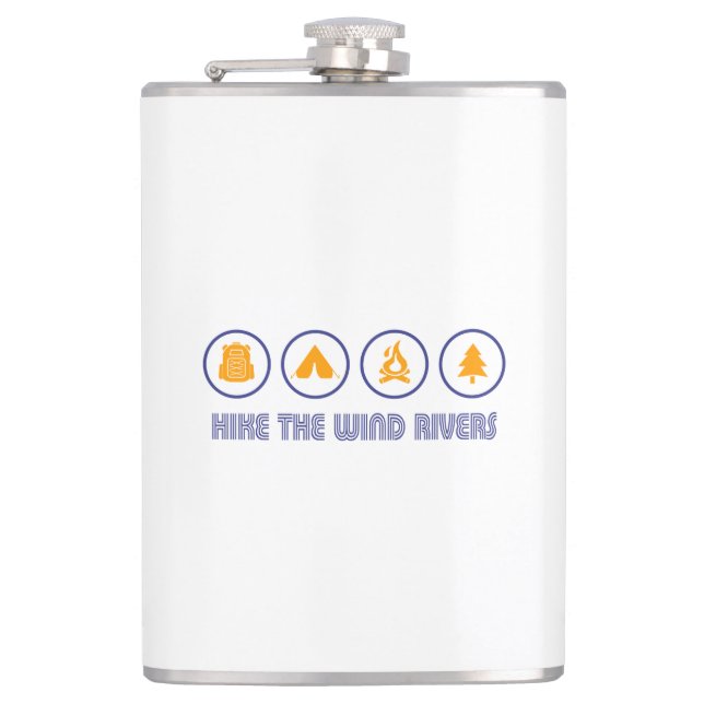 Wind River Mountain Range Flachmann (Vorderseite)