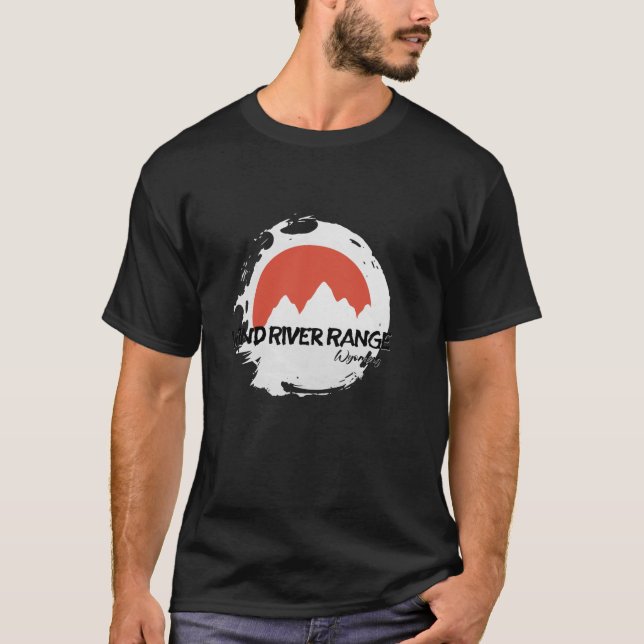 Wind River Range Mountains Wandern im Freien T-Shirt (Vorderseite)