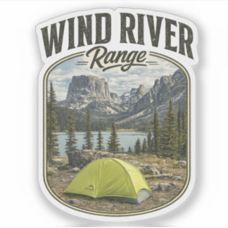 Wind River Range Vinyl Aufkleber