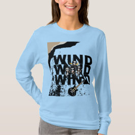 Wind & Rock Music Graphic Long Sleeve T - Shirt