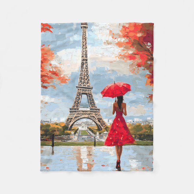 Wind Romance Paris Chic Walk Fleecedecke (Vorderseite)