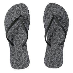 Wind-Rosen-Kompass-Muster Flip Flops