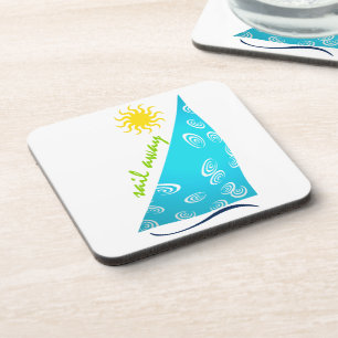 Wind, Segeln und Sonne Getränkeuntersetzer