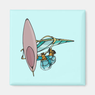 Wind-Surfer Magnet