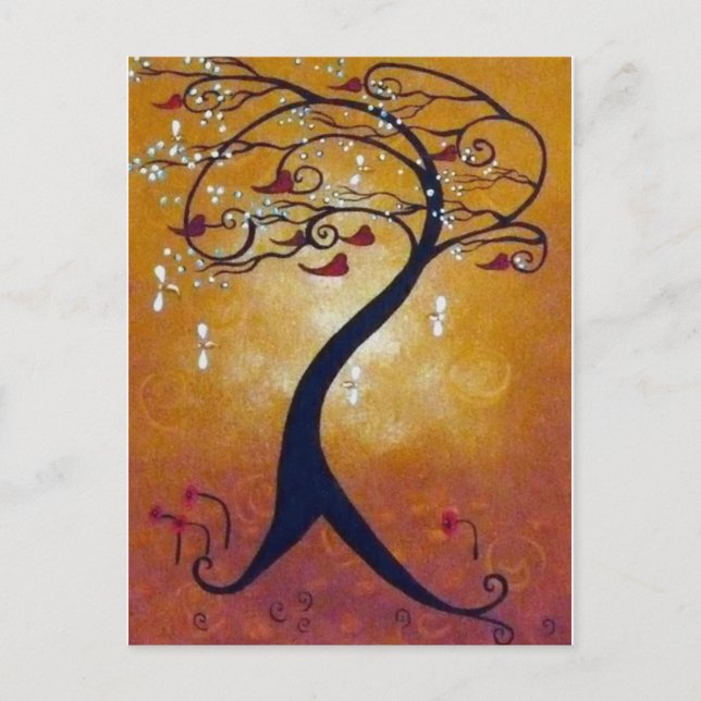 Wind Sweep Postcard Postkarte (Vorderseite)