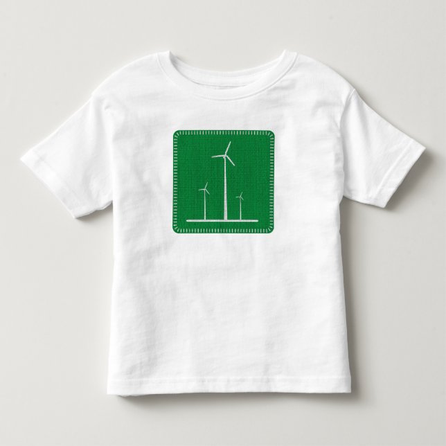 Wind-Turbine-Kleinkind-T - Shirt (Vorderseite)