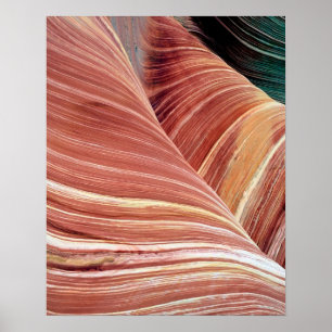 Wind und Wasser haben Navajo-Sandstein in Poster