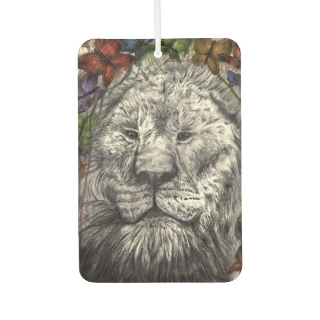 Wind unter meinem Flügel Lion Art Freshener Autolufterfrischer (Vorderseite)