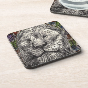 Wind unter meinem Flügel Lion Butterflies Naturkun Getränkeuntersetzer