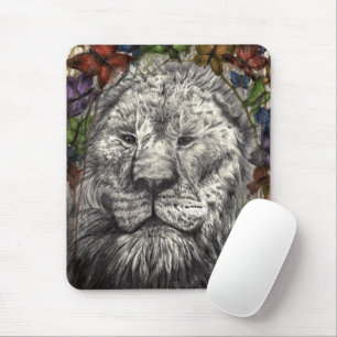 Wind unter meinem Flügel Lion Butterfly Art & Weis Mousepad