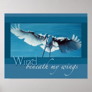 Wind unter meinen Flügeln 11 x 14 Poster
