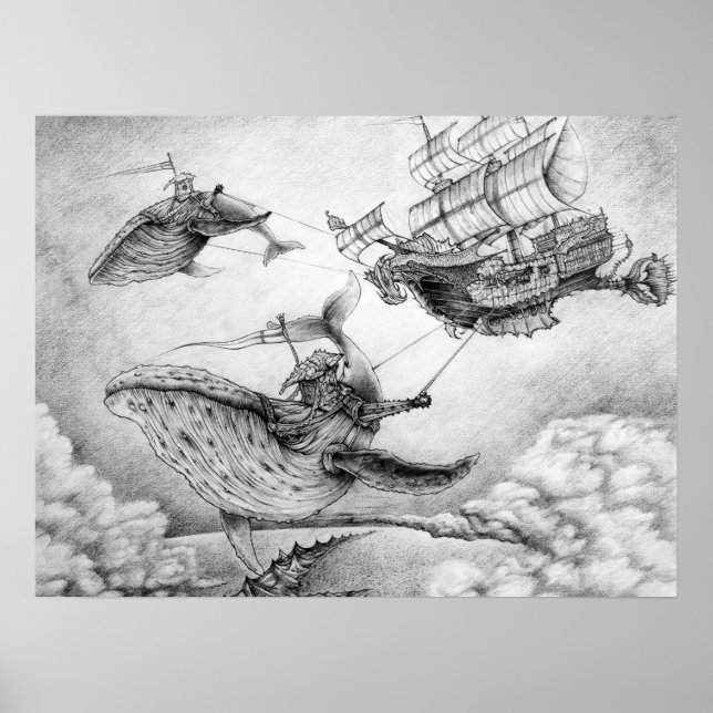 „Wind Whales“ Plakat (Vorne)